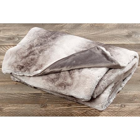 Felldecke Kaninchenfell-Imitat, kuschelweich, Abseite Samt, Größe 200x150cm
