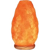 Himalayan Glow Salt Lamp with Touch Dimmer Switch, 5-7 lbs, Natural Pink Crystal, Wooden Base, Room Decor, Home Decor, Relaxation, Ambiance, Gift, Wellness