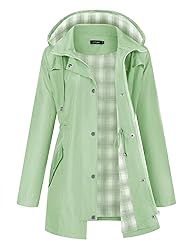 LOMON Women Waterproof Outdoor Hiking Raincoat