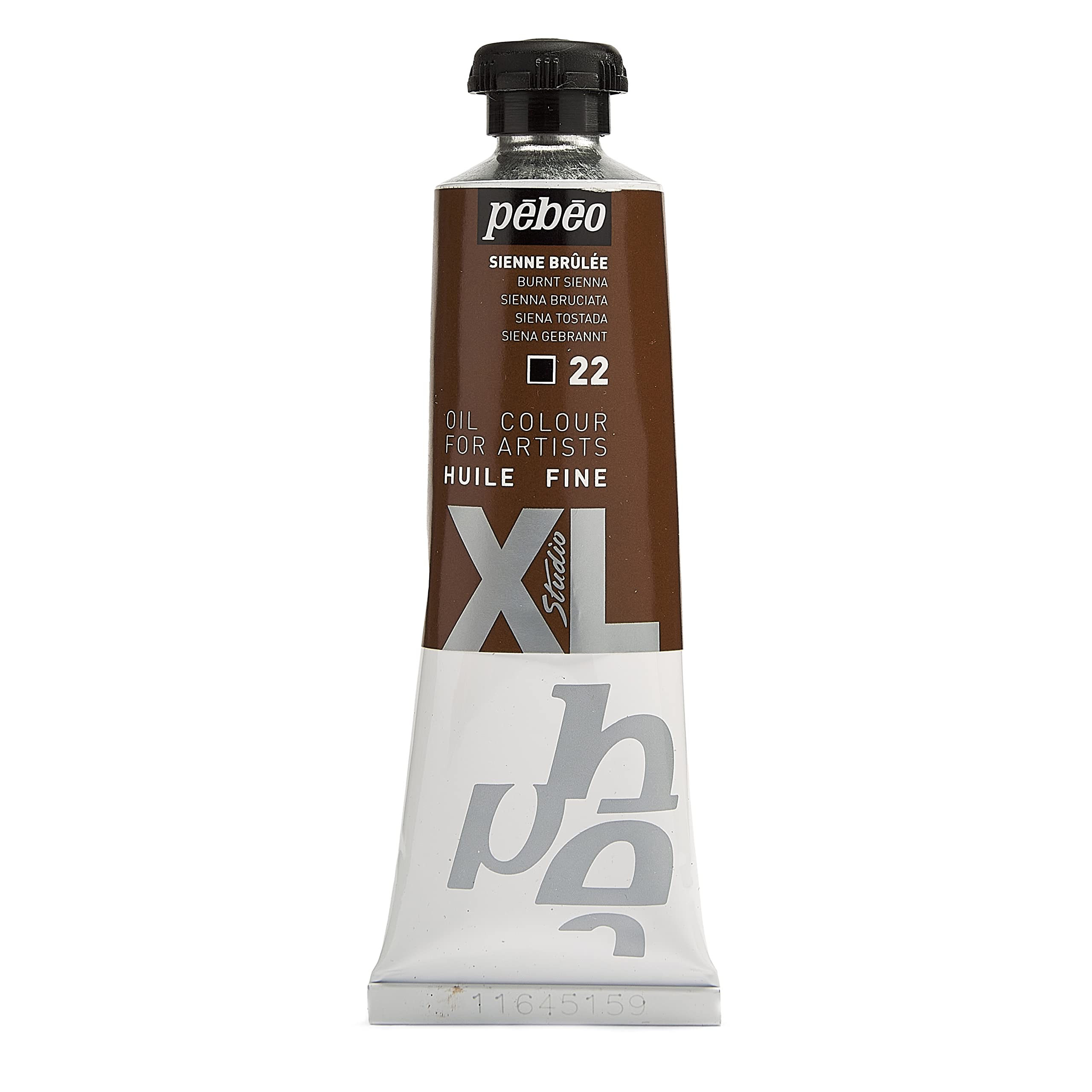Pébéo - Fine Oil XL 37 ML - Brown Oil Paint - Pebeo Oil Paint - Burnt Sienna 37 ml