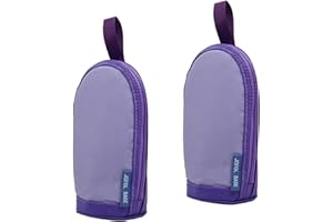 JOFOL BABE Bottle Bag - Breastmilk Cooler, Insulated for Daycare (Two Pieces, Purple)
