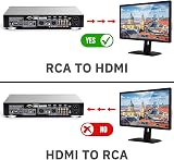 DigitConvert RCA to HDMI Converter 1080P PAL NTSC AV to HDMI Adapter view 5