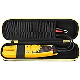Hard Case Replacement Compatible with Fluke T5-1000/ T6-1000/ T5-600/ T6-600 Electrical Voltage Continuity Current Tester Organizer Holder, Black(Case Only)