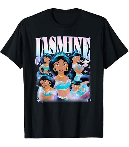 Amazon.com: Disney Aladdin Princess Jasmine and Magic Lamp 90s T