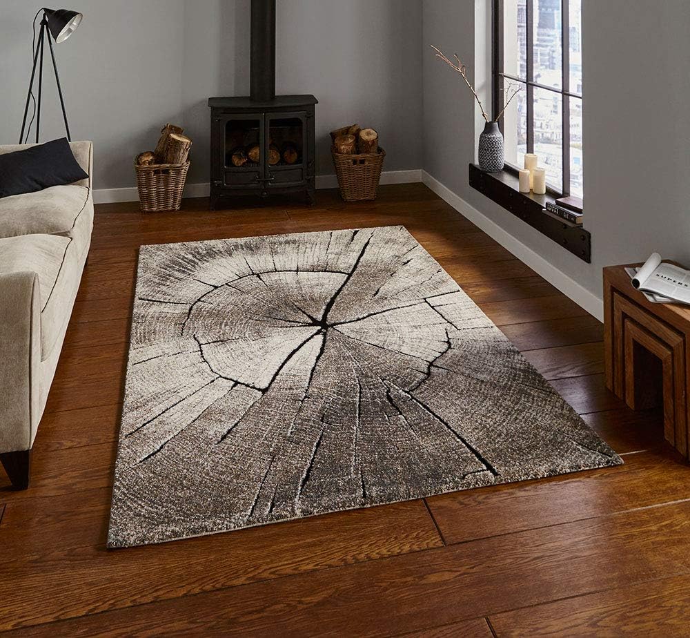 Rugs Direct Rug, Polypropylene, Beige, 120cm x 170cm, 120 x 170 cm (Rectangular)