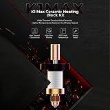 Creality K1 Max Ceramic Heating Block Kit Copper Alloy Steel Heat Break High view 7