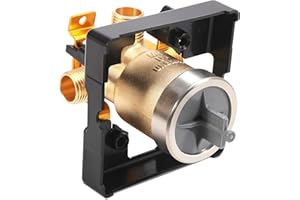 TOVEN-RV R10000-UNBXHF Universal Shower Valve Body Replacement Delta Faucet R10000 UNBXHF MultiChoice Bathtub and Shower Valve Body for Tub Faucet Trim Kits, Fits Single or Dual Function Delta Faucet Trim Kit