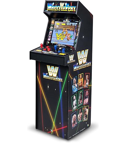 Arcade1Up PAC-Man Deluxe at Home Arcade Machine Neon Edition, Plug