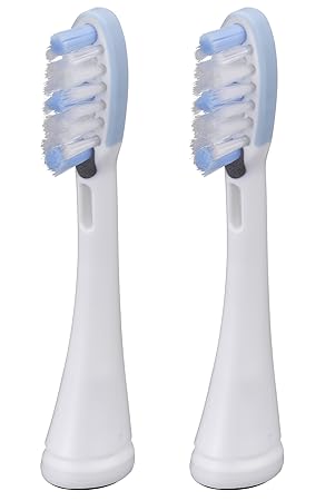 Panasonic WEW0908 Ersatzbürsten mit Zungenreiniger, 2er Pack
