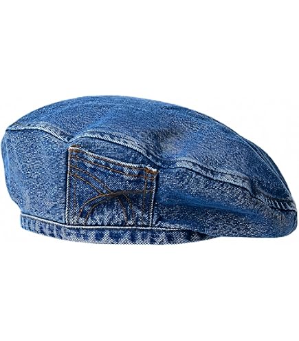 OMLAMP Y2k Hats Kpop Outfits for Women Painters Hat Denim Beret
