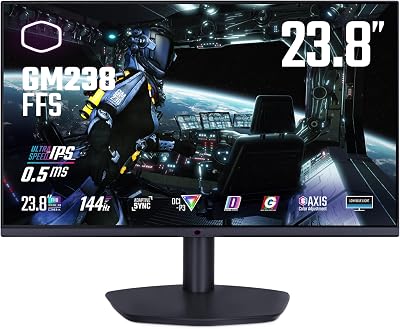 Cooler Master GM238-FFS 23.8" FHD 144Hz 0.5ms MPRT IPS Gaming Monitor Adaptive