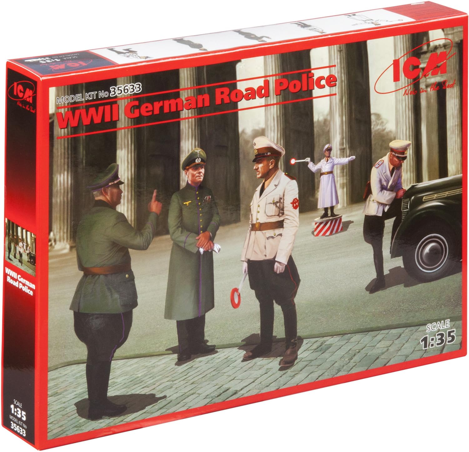 ICM 1:35 - WWII German Road Police 5 Figs