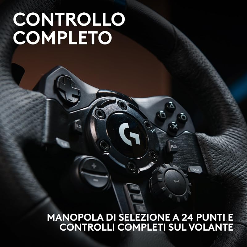 G923 volante da corsa e pedali per Playstation & PC