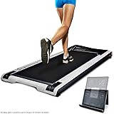 Sportstech DESKFIT DFT200 Office Desk Treadmill, Fit & healthy at the office and at home, Move and work at the same time, no more back pain, With practical tablet holder, remote control and app (Refurbished)