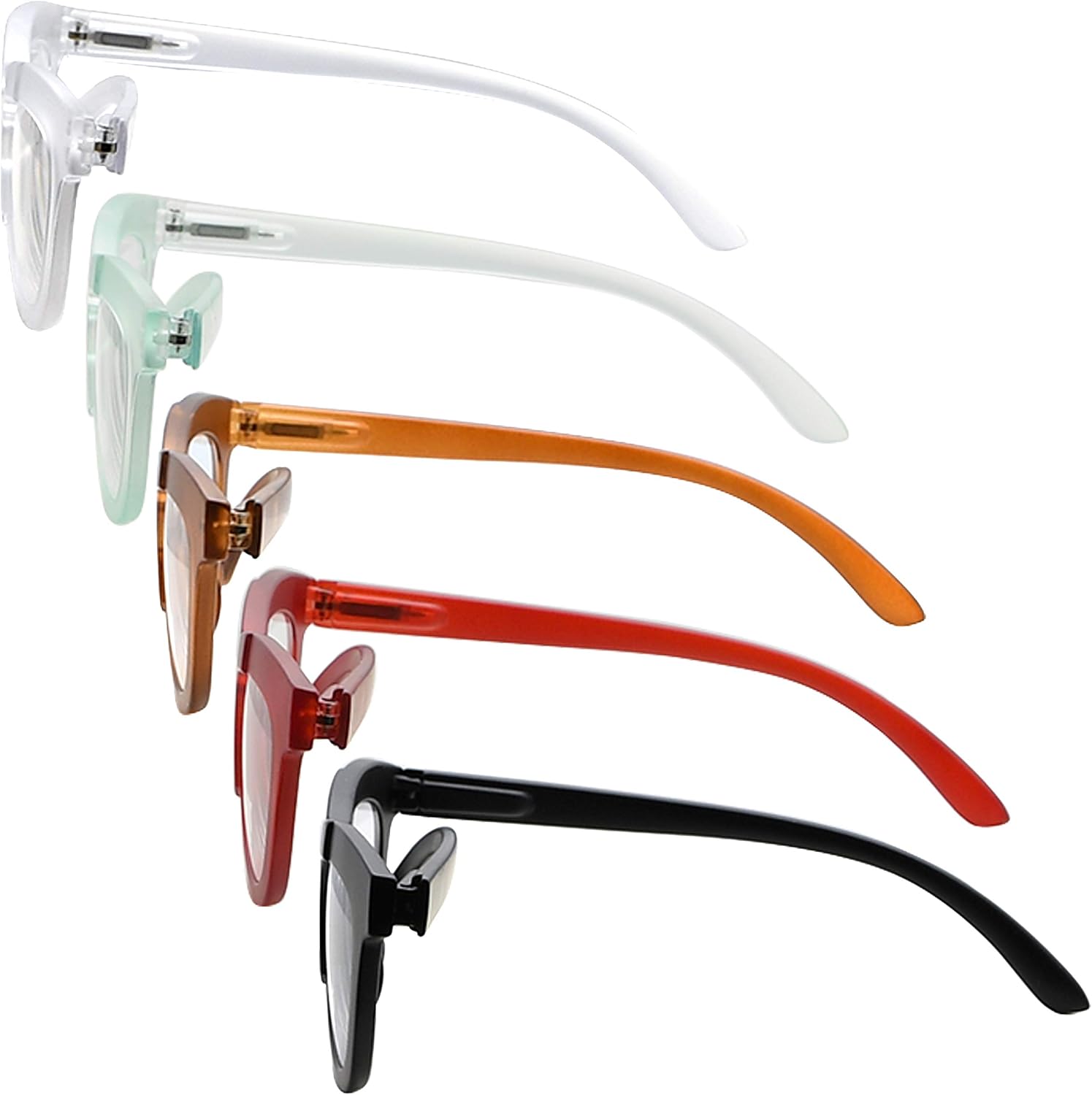 Eyekeeper Reading Glasses for Women 5-Pack Half Moon Ladies Readers +1.50 - Image 4