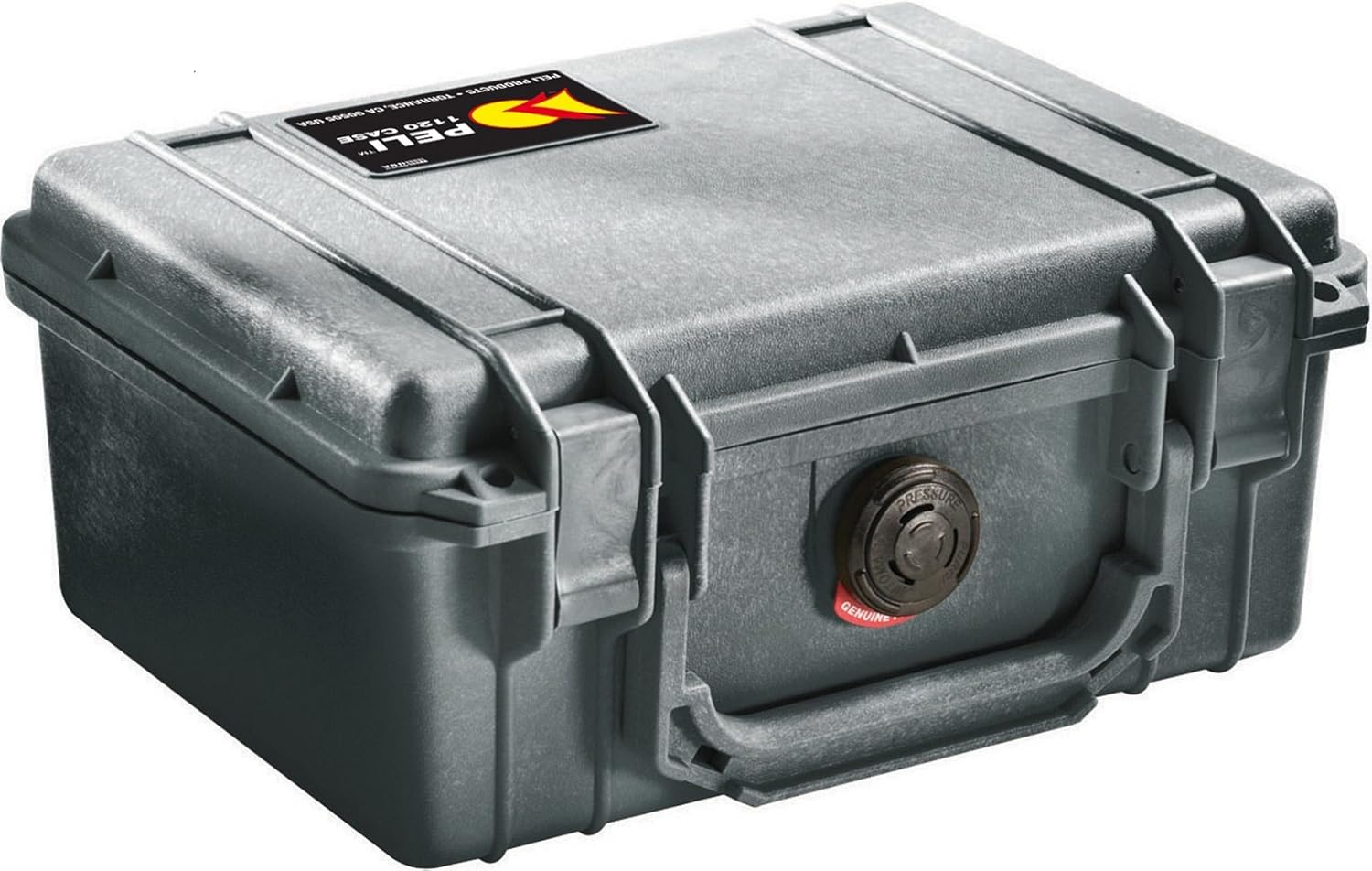 PELI 1120 Protective Waterproof Case for DSLR Shot or Flash Light Lenses IP67 Water- and Dustproof, 5L Capacity, Made in US