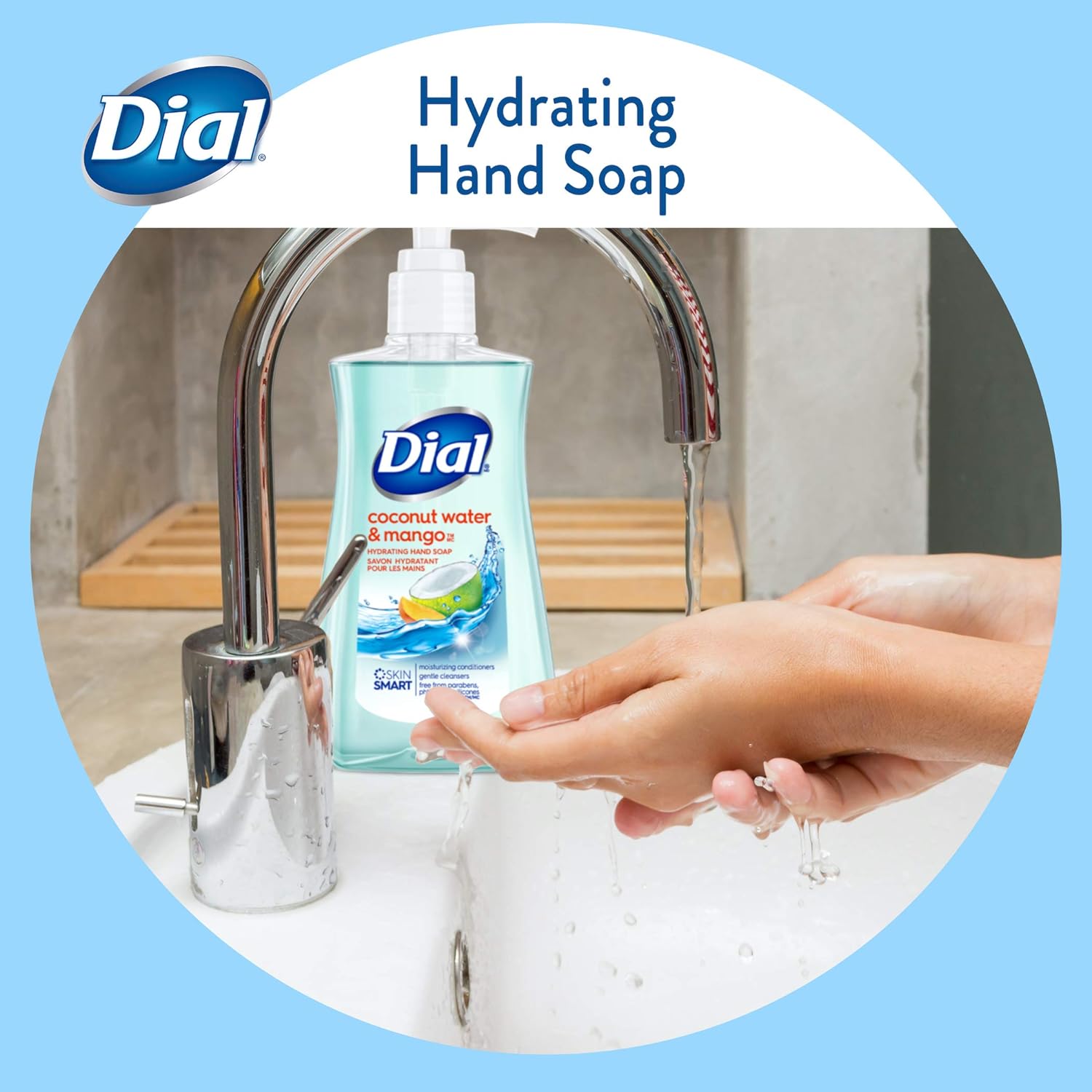 Dial Liquid Hand Soap, Coconut Water & Mango, 7.5 Fl Oz : Beauty
