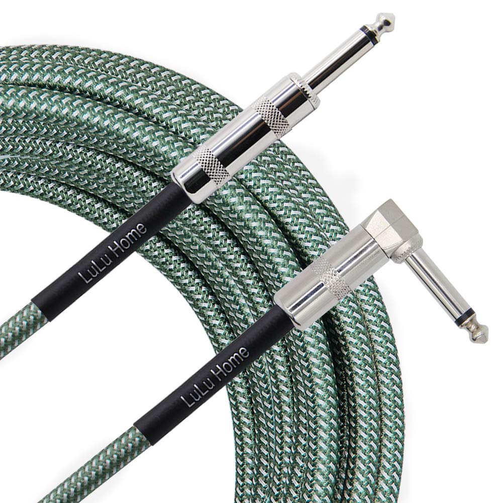 Lulu Home Cable de guitarra de 20 pies, cable de instrumento