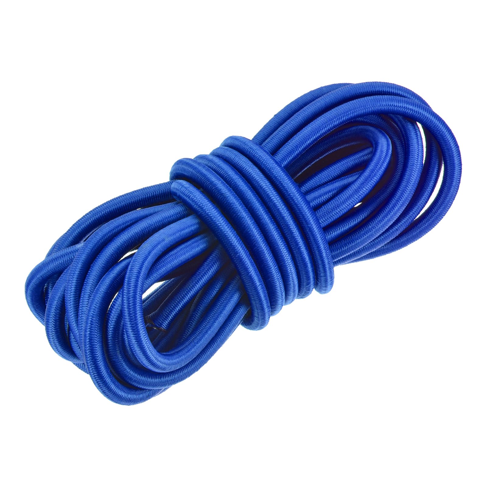 DMiotech 10mm Shock Cord, 7.6 M Deep Blue Bungee Cord Tent Pole Shock Cord Round Elastic Kayak Rope Stretch String Marine Grade Heavy Polyester for DIY Projects Tie Downs