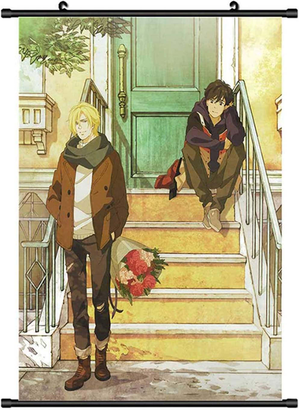 tealn Banana Fish Poster Anime Poster Manga Painting Comic Scroll Poster Home Office Decor(L Multi1)