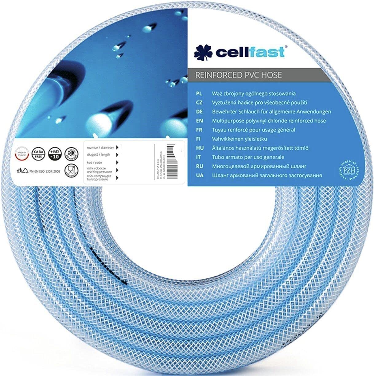 CELFAST CF20675S W/Zbrojony Ogólnego Stosowania FI=19.0 mm Diameter / .30 m SZPULA