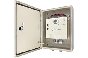 UYGALAXY Greenhouse Roll Up Motor Timer Controller Automatic for Ventilation with AC110V to DC24V Transformer Timing Control Open Close Greenhouses Film Side Roof Curtain