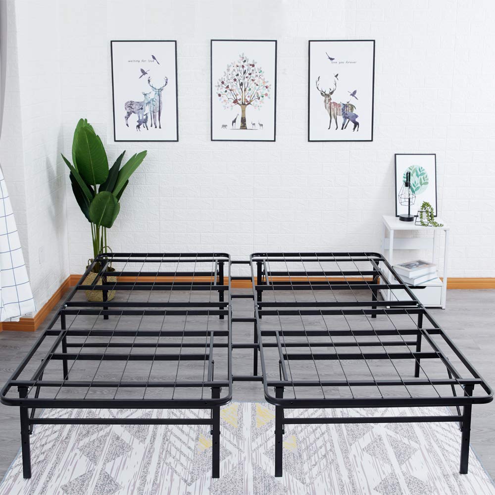 Home & Garden Si U.S.A. Bed Claw Unibody Adjustable Height Bed Frame