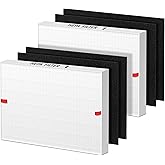 FFAC AP-1512HH Filter Replacement for Coway Airmega AP-1512HH and 200M Air Purifiers, 2 True HEPA and 4 Carbon Pre-Filter, Compared to Part # 3304899