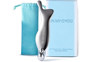 In My Eyes Gua Sha Tool for Face & Eye, Stainless Steel Gua Sha Facial Massager Tool for Reduce Puffiness, Ease Facial Tension & Promote Lymphatic Drainage
