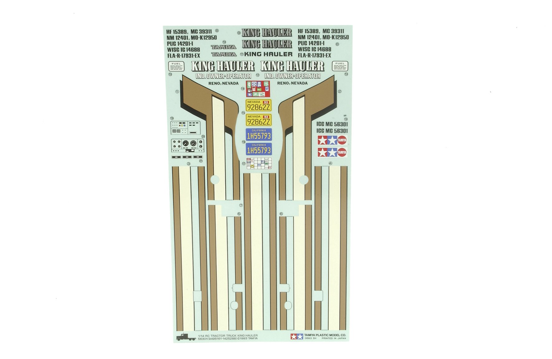 TAMIYA 309495161 – Sticker Truck King Hauler
