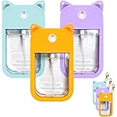 Oudizz Silicone Case Compatible with Touchland Hand Sanitizer Spray (for 1 FL OZ/30 mL Ver) Portable keychain Protective and Stylish Cute Travel Cover Sleeve