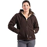 Berne Women's Sherpa-Lined Softstone Duck Hooded Jacket