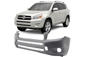 FitParts Compatible With Front Bumper Cover 2006 2007 2008 Toyota RAV4 New, Primed and Ready for Paint. With Fog Light Holes. TO10003195211 942955 2007