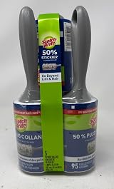 Scotch-Brite 3M Lint Roller 475 Sheets Large Debris Pick Up view 2