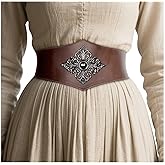 L'VOW Women's Viking Corset Belt - Renaissance Cinch Belt for Halloween Pirate Medieval