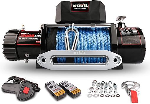 X-BULL Synthetic Rope Winch-13000 lb 