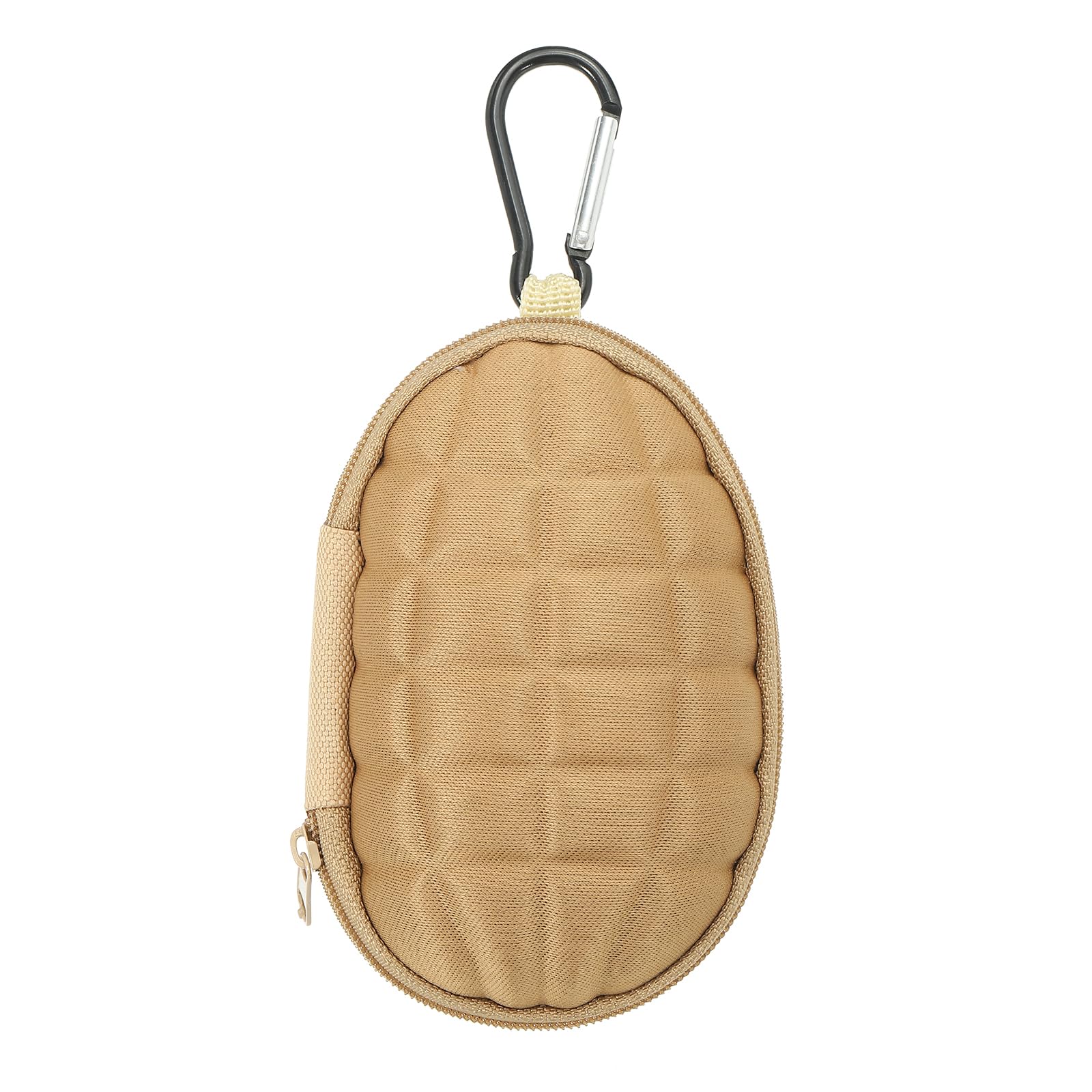 PATIKIL Billiard Accessories Storage Bag, Chalk Case Bag Portable Clip-on Attaching Coin Purse Pool Billiard Accessory, Khaki