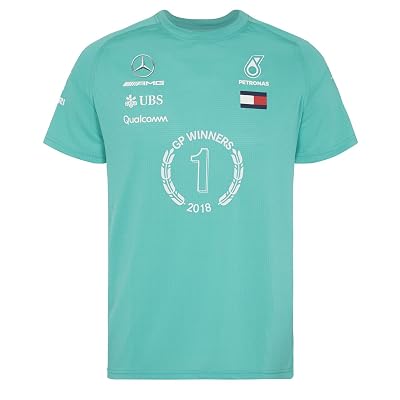 Mercedes Benz AMG Formula 1 Petronas Green Drivers Winner T-Shirt