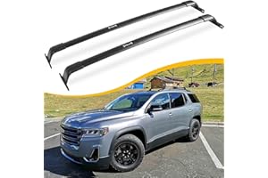 EZREXPM 220lbs Cross Bar Roof Rack Fit for GMC Acadia 2017-2023 Cargo Carrier Crossbar Rooftop Accessories (with Side Roof Rails)