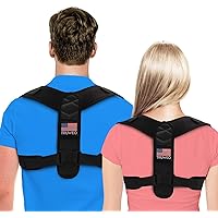 Posture Corrector For Men And Women - Adjustable Upper Back Brace For Clavicle To Support Neck, Back and Shoulder…