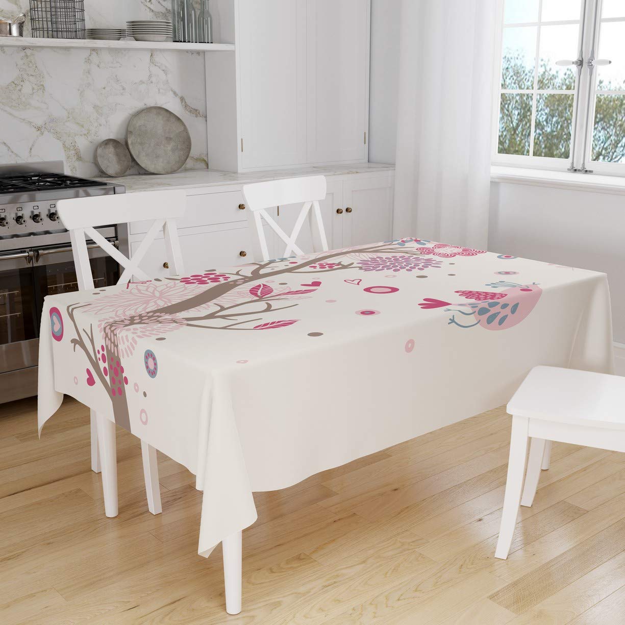 Bonamaison Kitchen Decoration, Tablecloth, 140cm x 160cm - Designed and Manufactured in Turkey