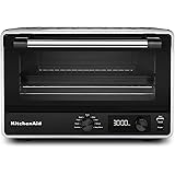 KitchenAid KCO211BM Digital Countertop Toaster Oven, Black Matte