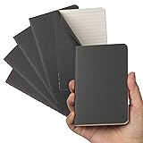 TWONE Pocket Notebook, 6 Pack Mini Notebooks 3.5" x