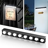 Solar Real Estate Sign Posts Lights - Outdoor Dusk to Dawn Solar LED Signboard Lights for Outdoor Signs, Real Estate Sign Posts,House Number,Commercial Signs and More