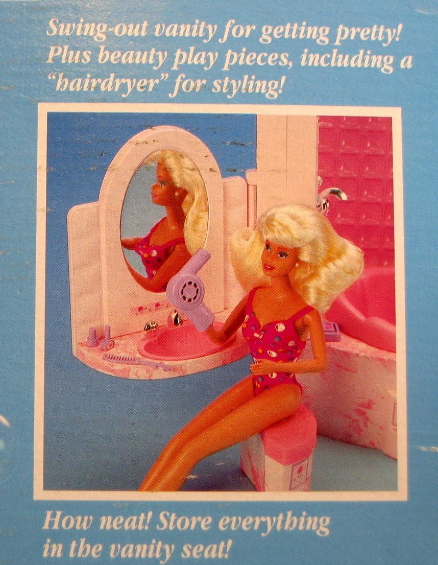 barbie bubbling shower