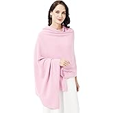 RYYOYY Luxury 100% Cashmere Wrap Soft Scarf Stole Knitted Shawl for Women Wayfarer Travel Extra Large 87"x28"
