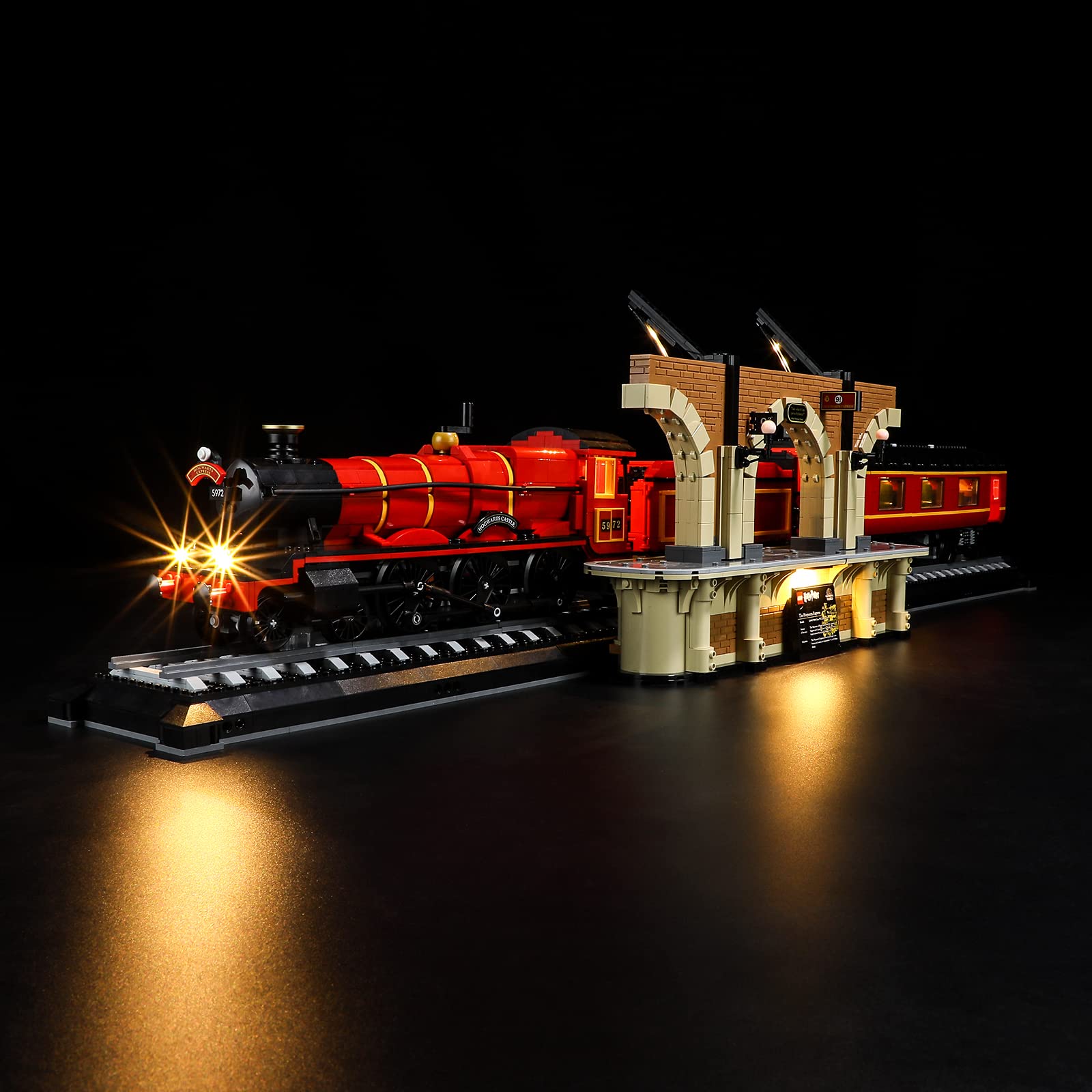 GEAMENT LED Light Kit Compatible with LEGO Harry Potter Hogwarts Express Collector's Edition - Lighting Set for 76405 Model (Building Set Not Included)