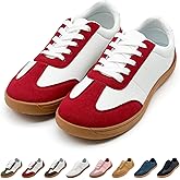 Ezrnoxc Women's Barefoot Shoes Casual Wide Toe Box Soft Zero Drop Minimalist Non-Slip Comfortable Width Walking Sneakers