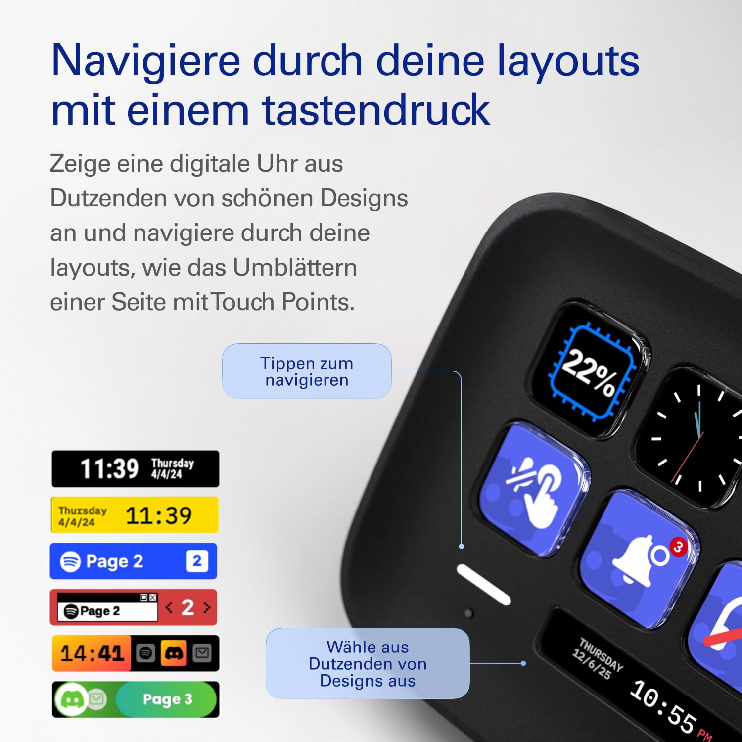 Elgato Stream Deck Neo Black – 8 anpassbare Tasten, 2 Touch Points, rasante Tasks & Workflows – Steuern Sie Word, Excel, PowerPoint, Teams, Zoom, Spotify etc - Kompatibel mit Mac und PC 5