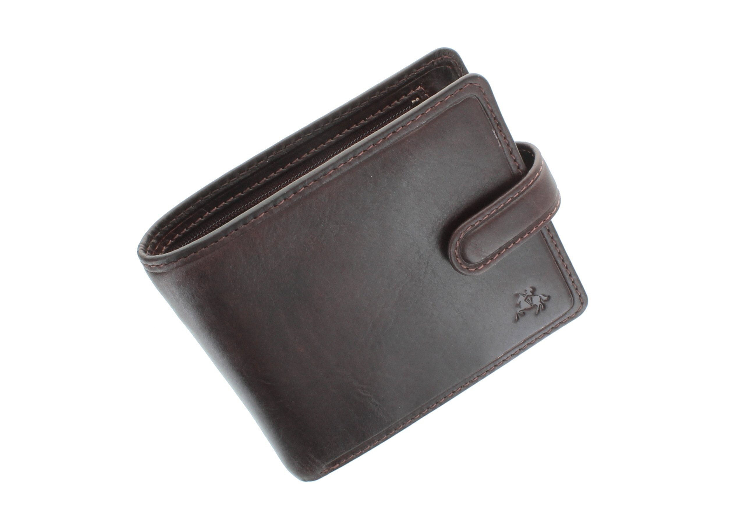 VISCONTI Tuscany Collection MASSA Leather Wallet with RFID Protection TSC41 Brown